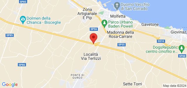 Posizione nella mappa di Puglia Village
